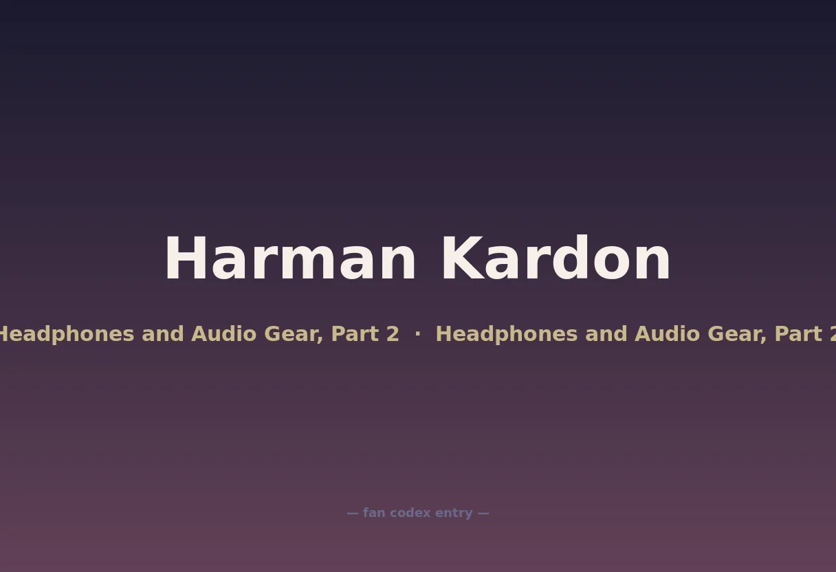 Harman Kardon