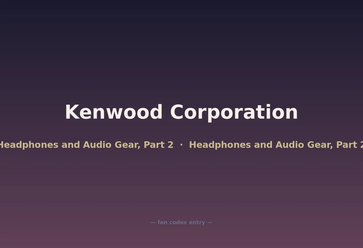 Kenwood Corporation