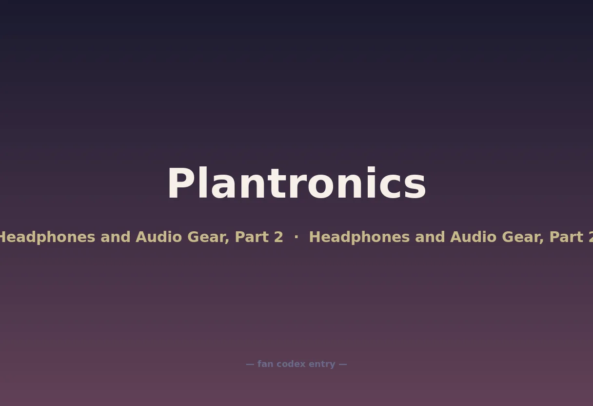 Plantronics