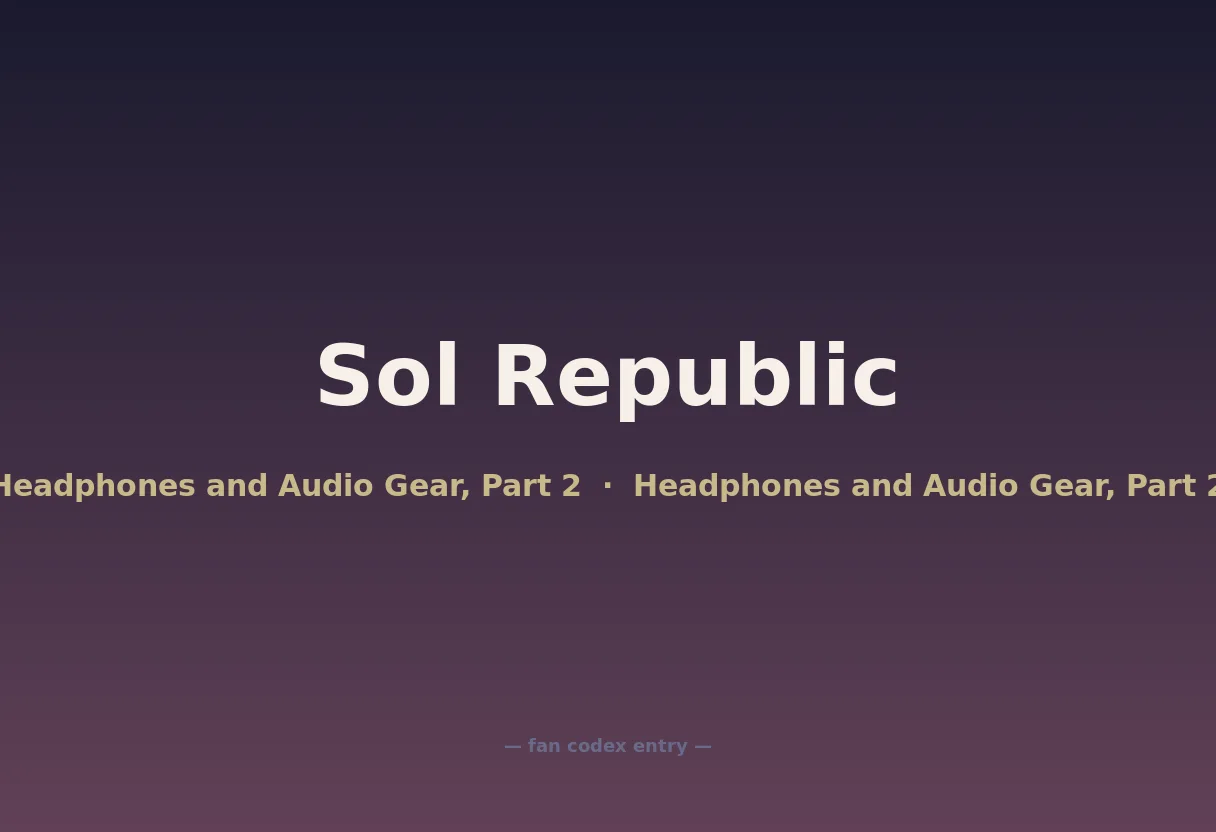 Sol Republic