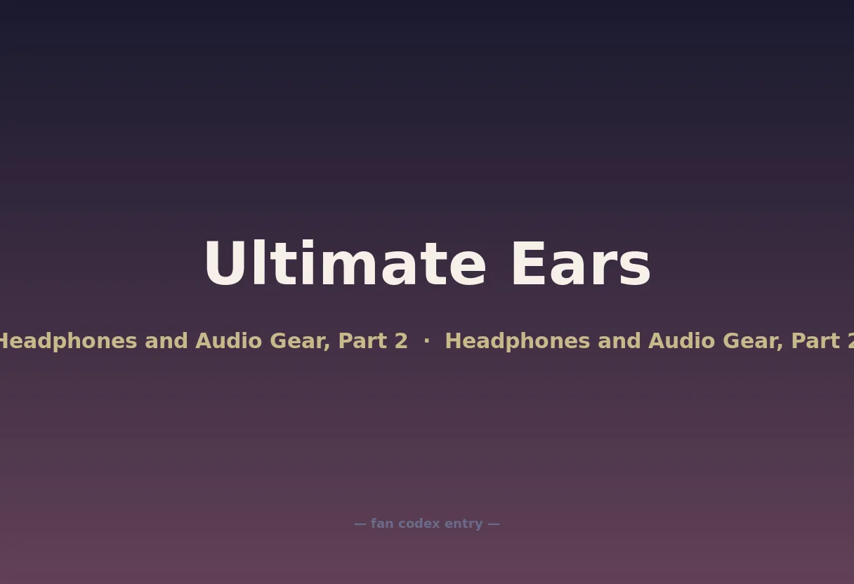 Ultimate Ears