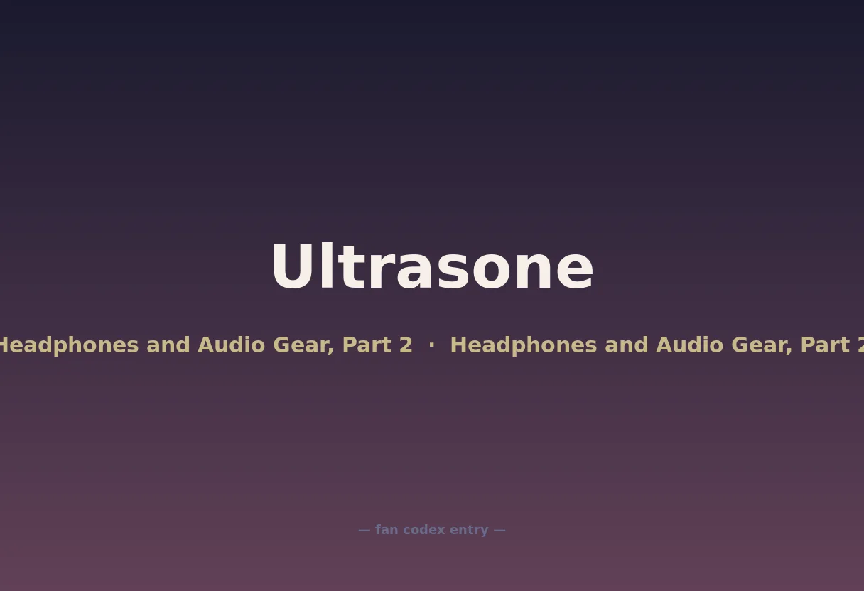 Ultrasone