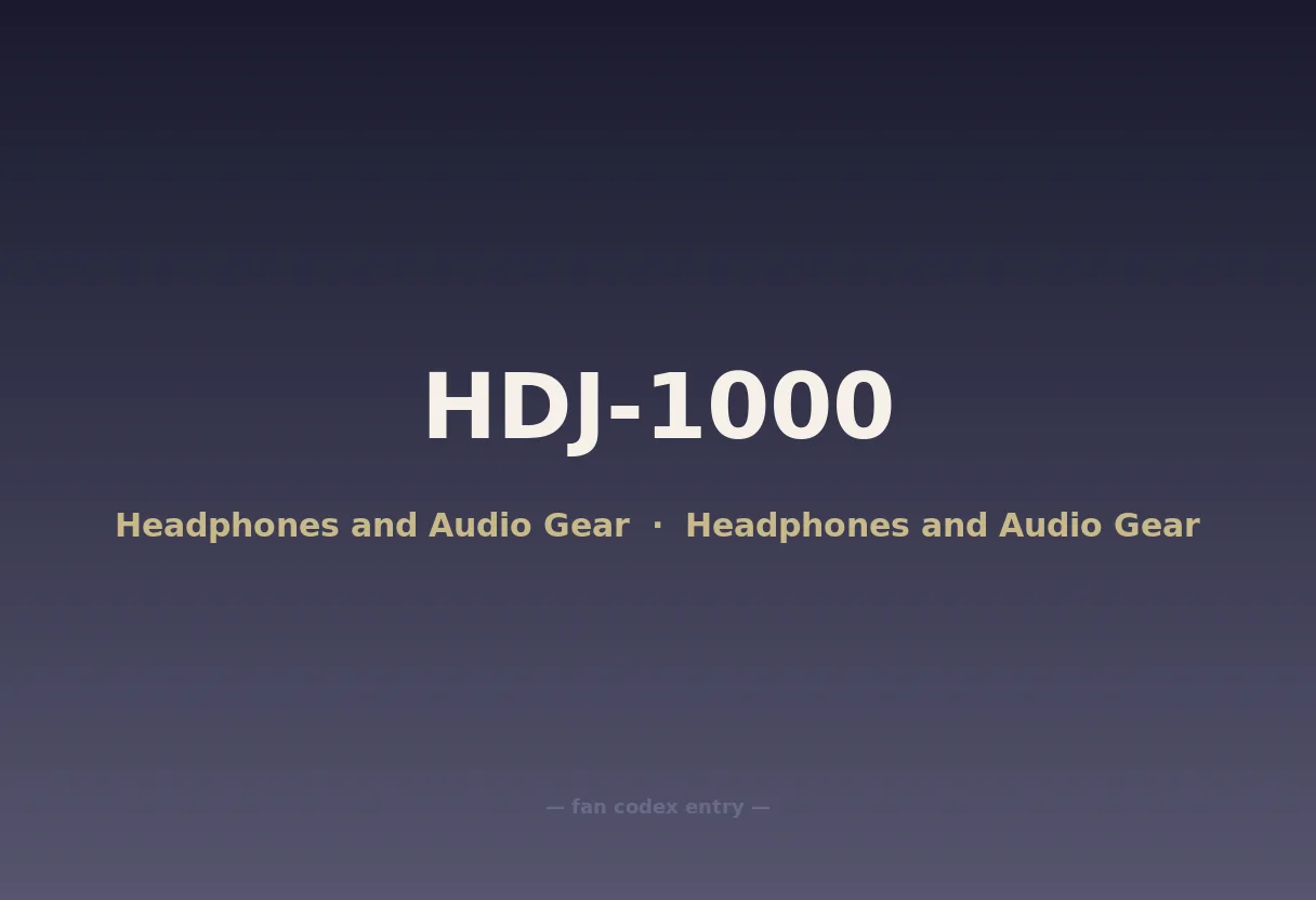 HDJ-1000