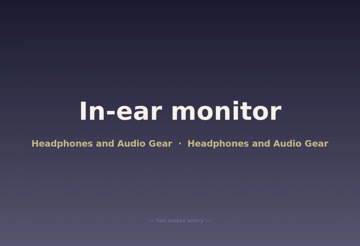 In-ear monitor