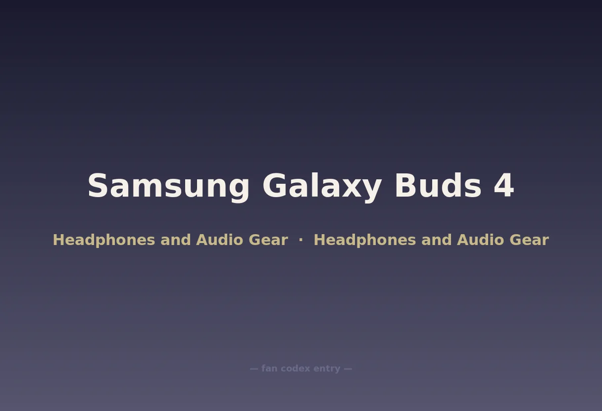 Samsung Galaxy Buds 4