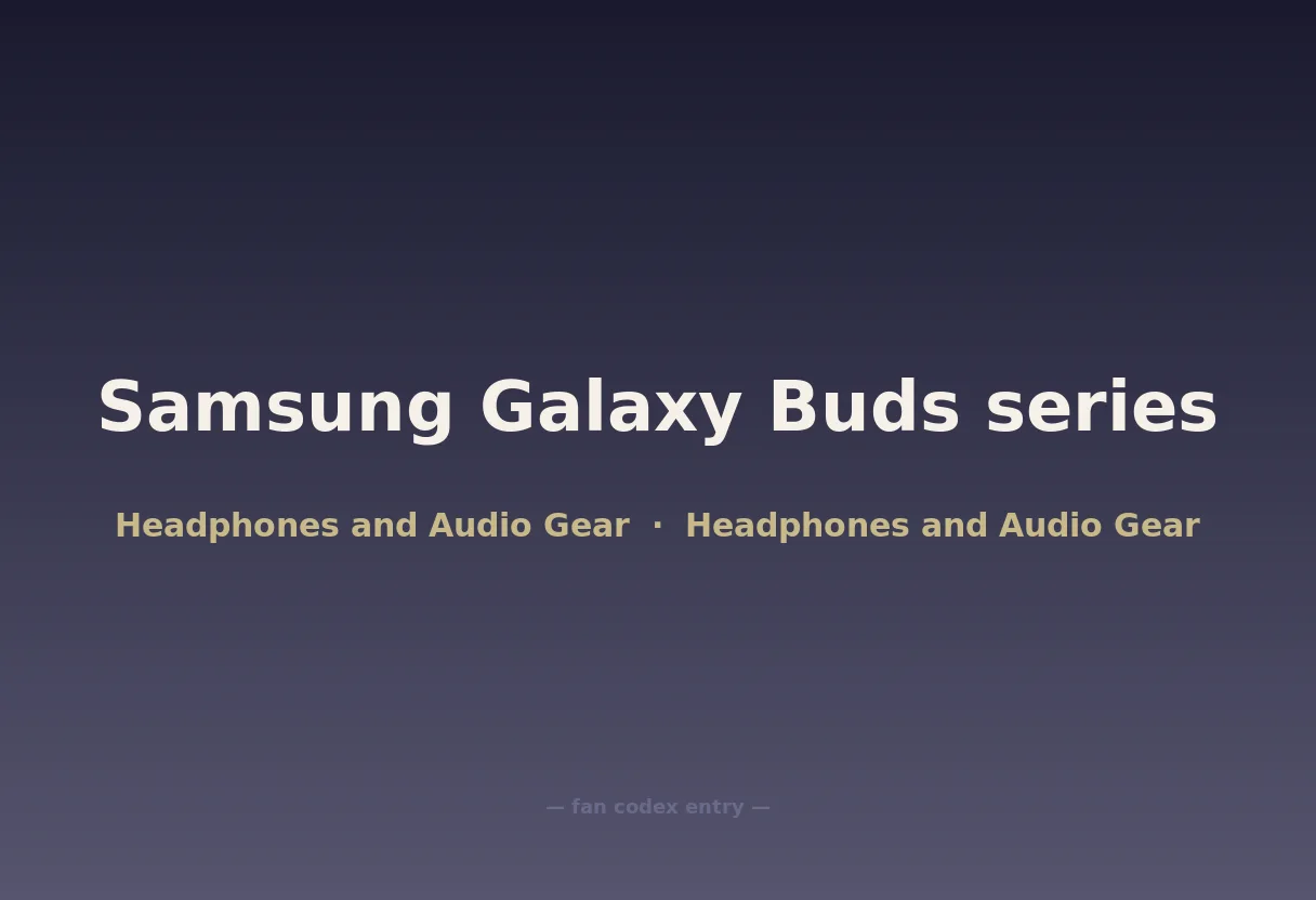 Samsung Galaxy Buds series