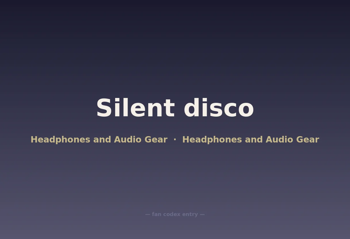 Silent disco