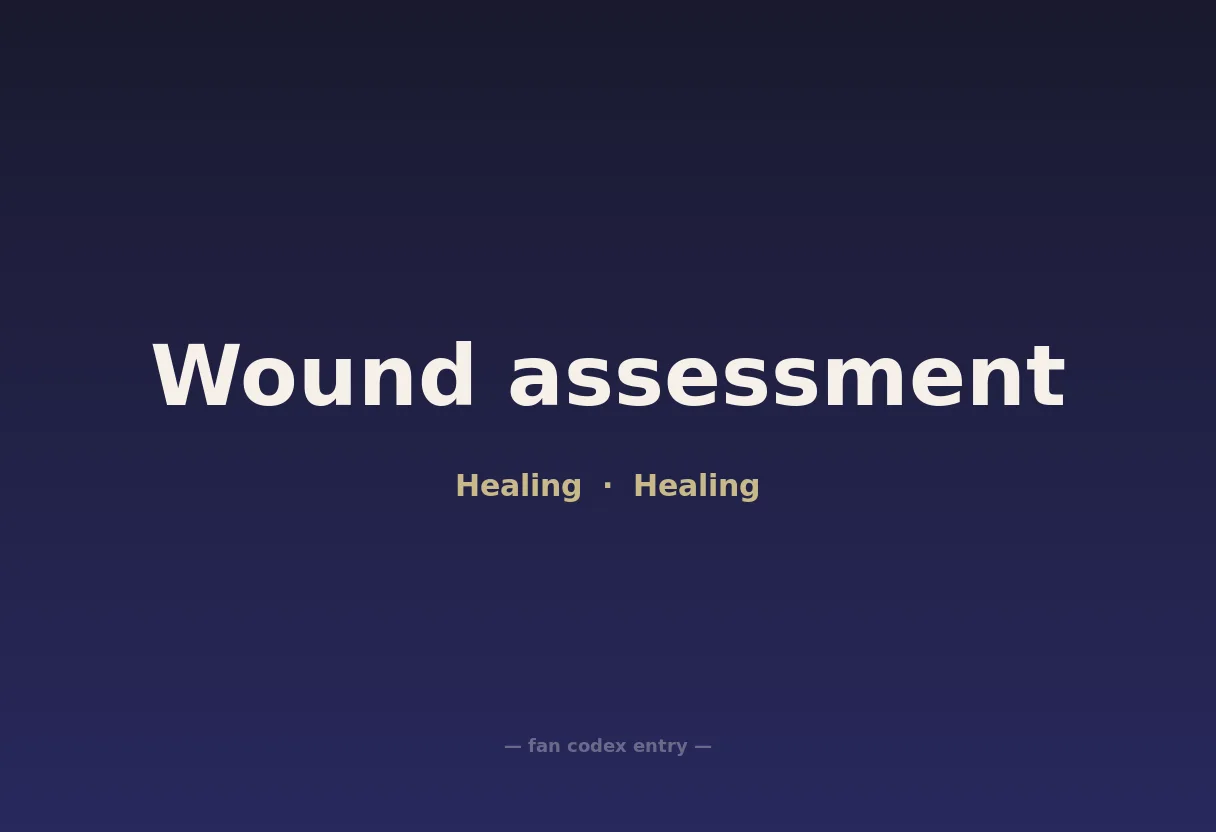 Wound assessment