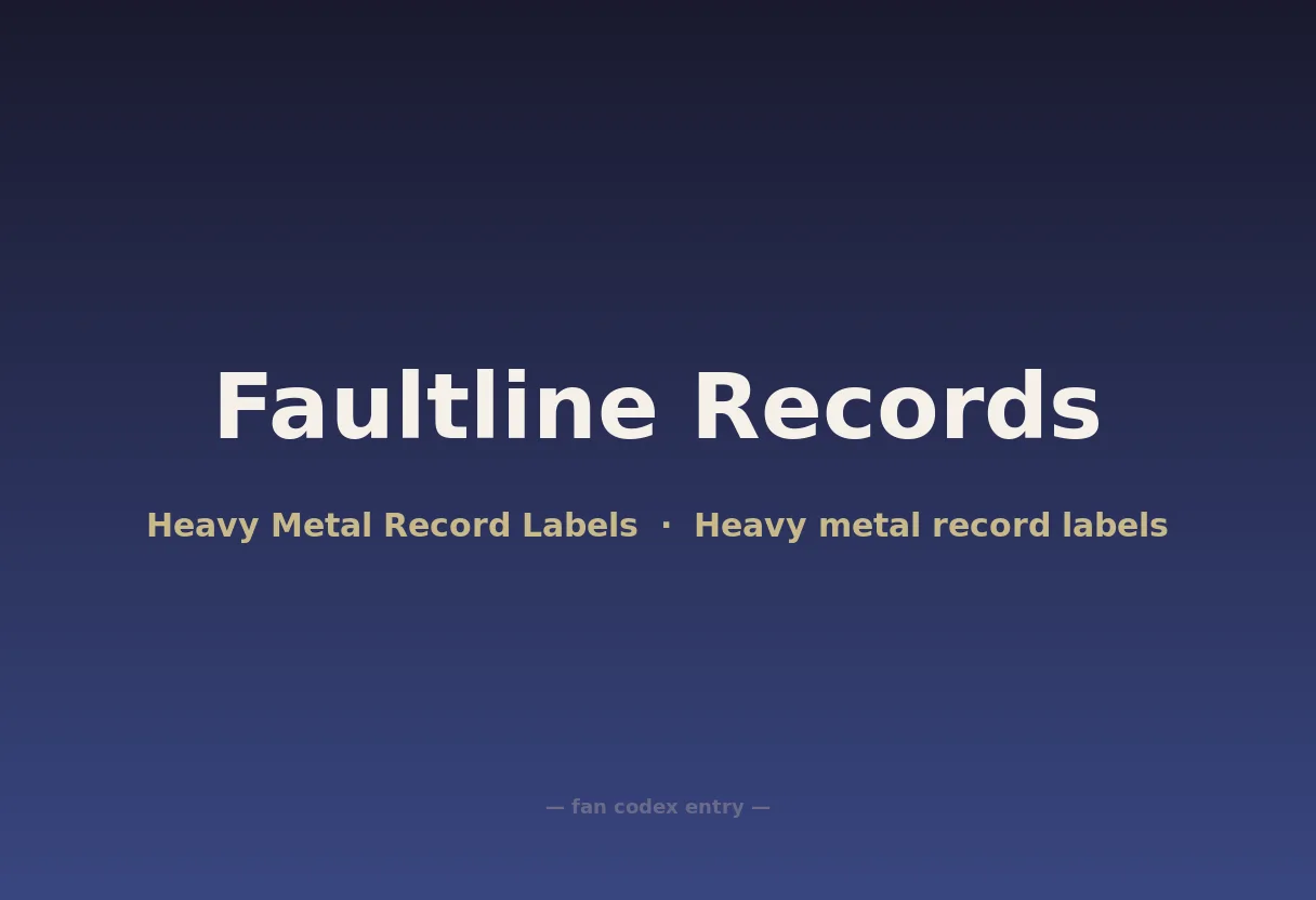 Faultline Records