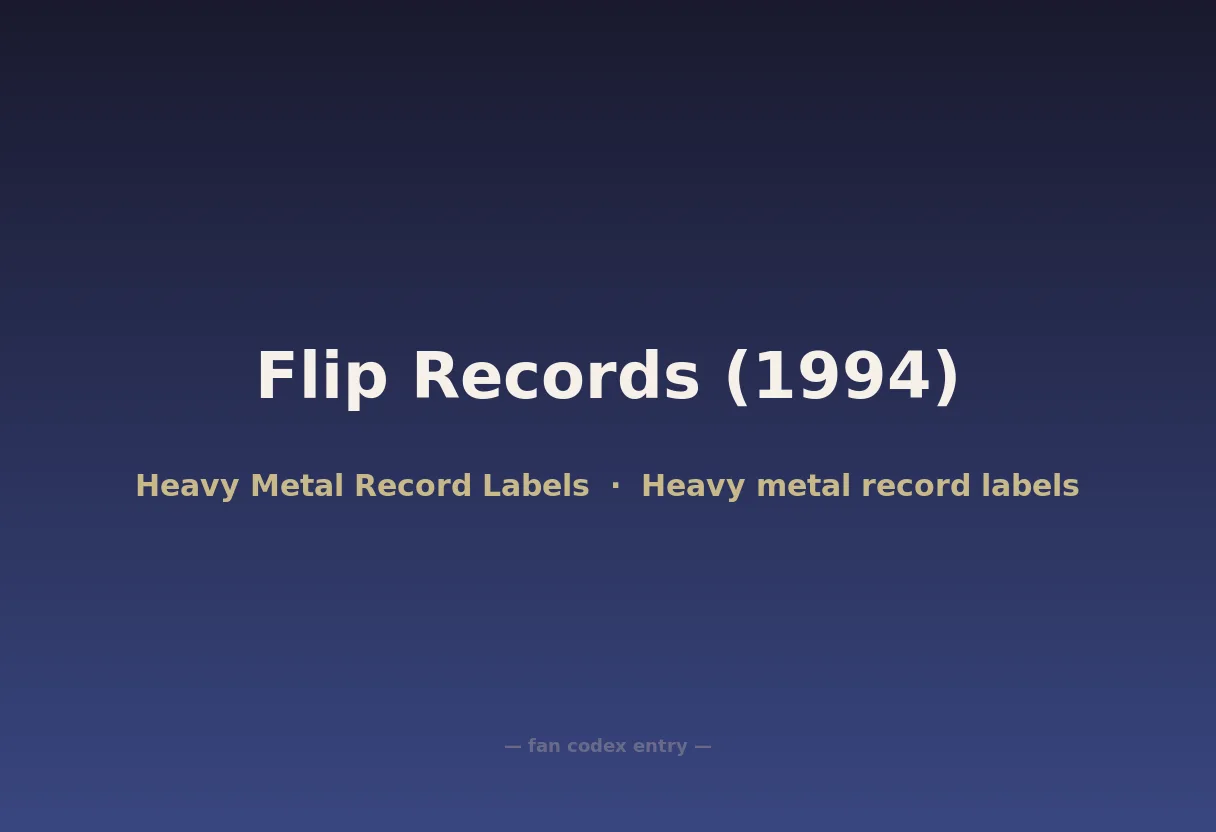 Flip Records (1994)
