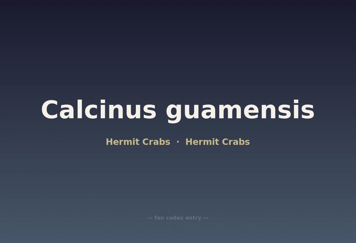 Calcinus guamensis