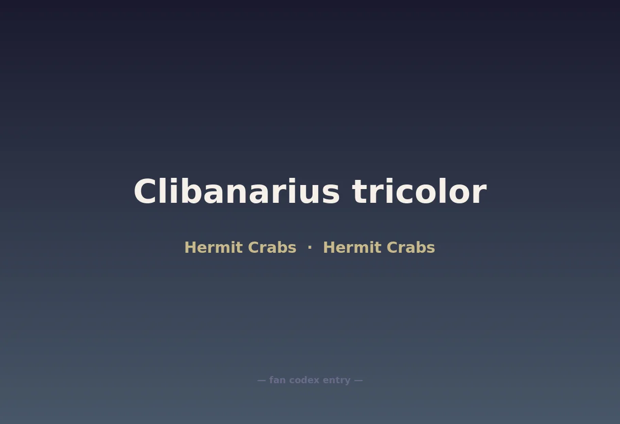 Clibanarius tricolor