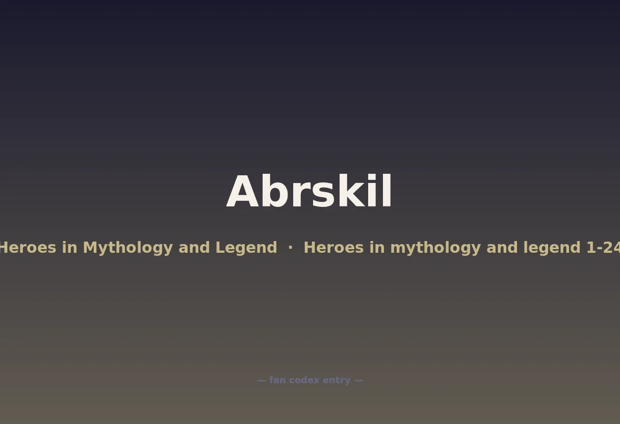 Abrskil