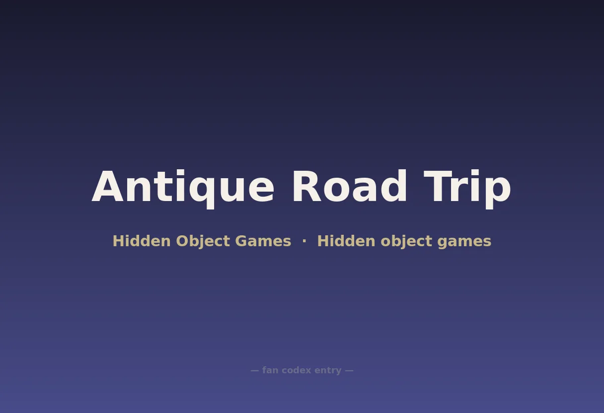 Antique Road Trip