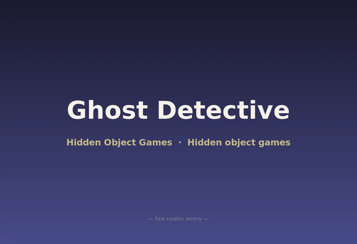 Ghost Detective