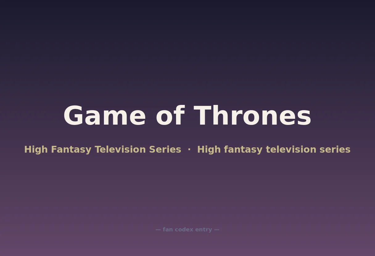 Game of Thrones