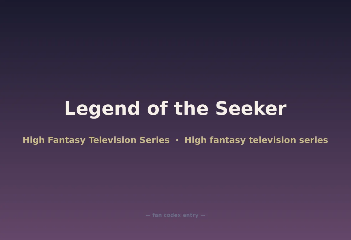 Legend of the Seeker