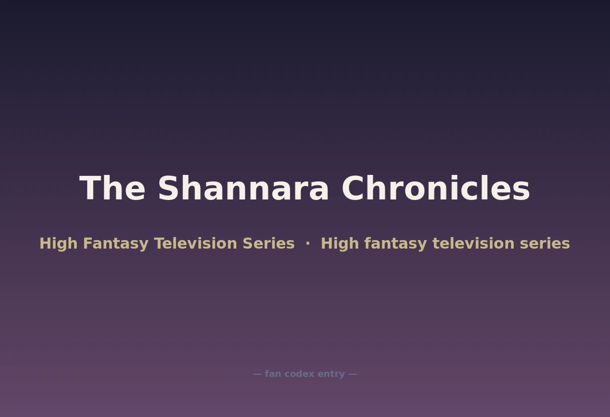 The Shannara Chronicles