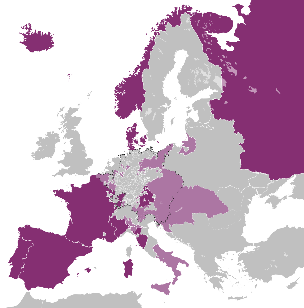 Absolutism in Europe 1740