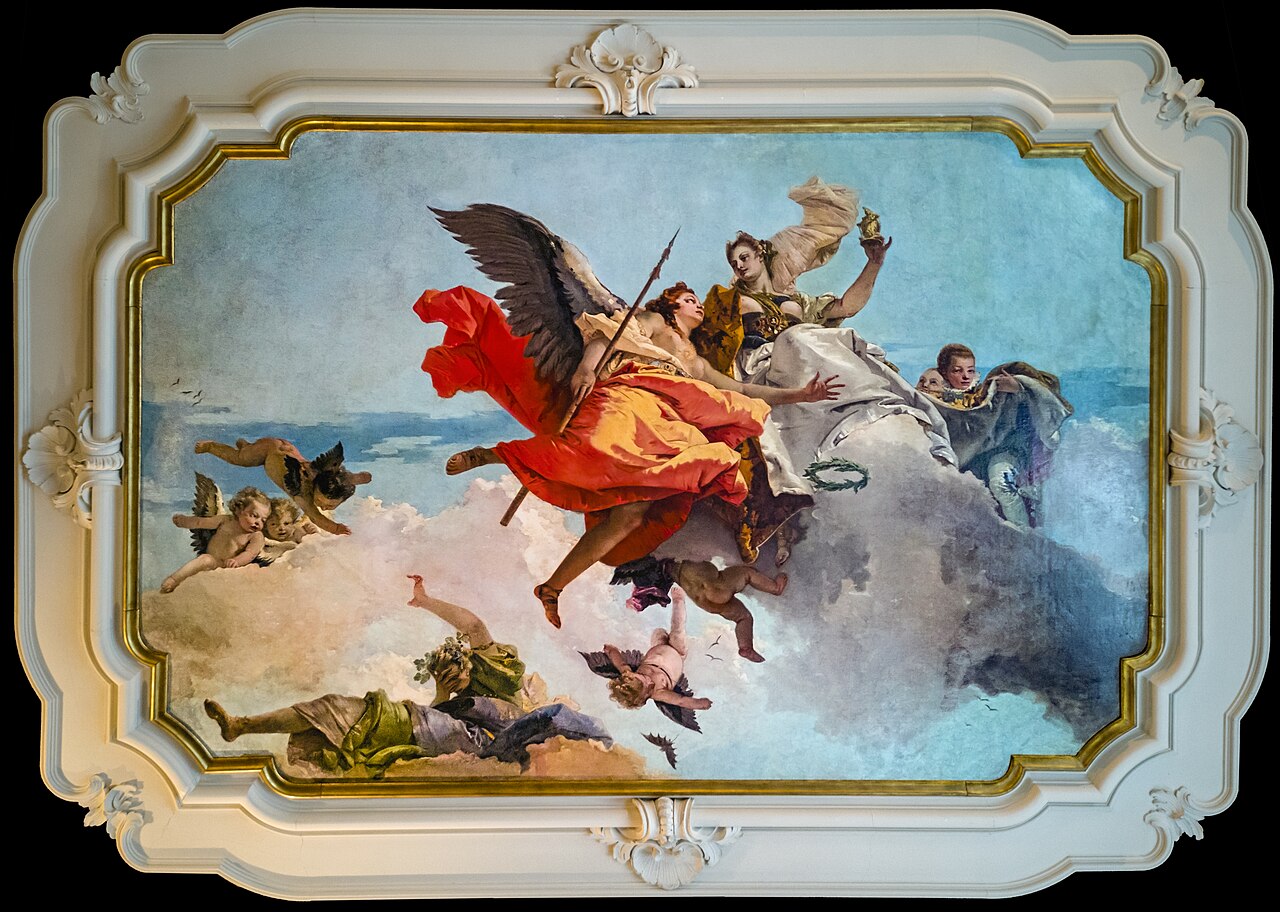 Ca' Rezzonico - Allegory of Nobility and Virtue that slay the Ignorance - Giambattista Tiepolo