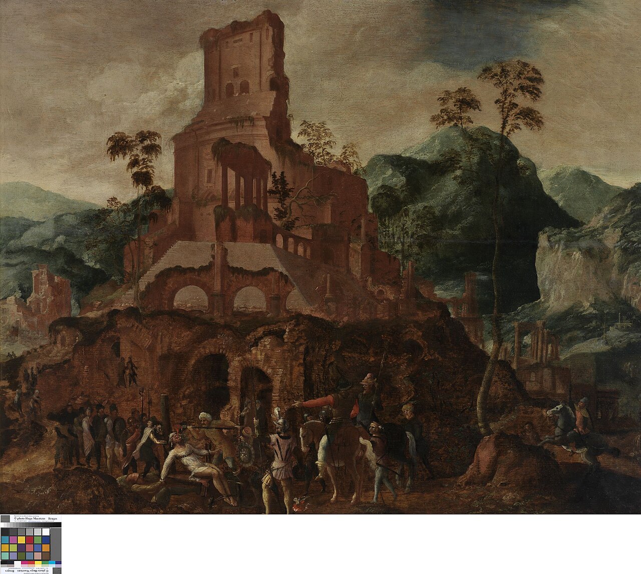 De dood van Marcus Licinius Crassus - Lanceloot Blondeel - Musea Brugge - 1