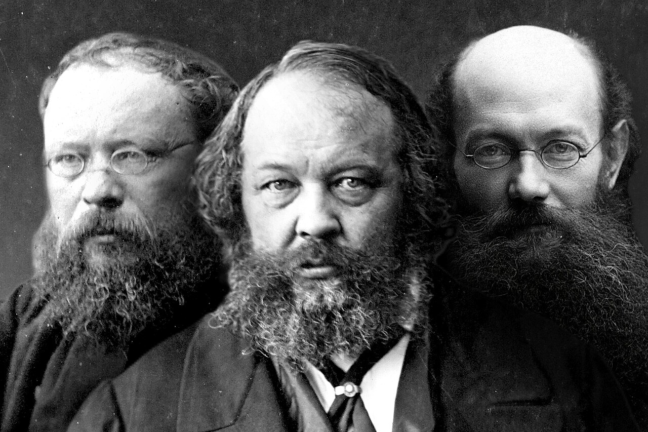 19th century anarchists, Proudhon, Bakunin, Kropotkin (2)