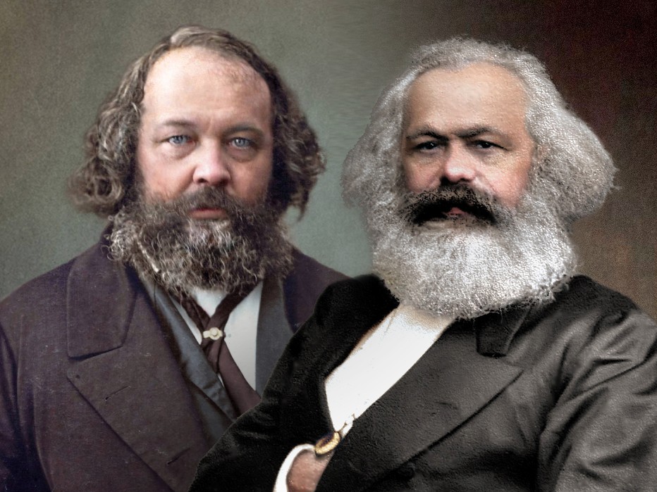 Bakunin & Marx (color) 1