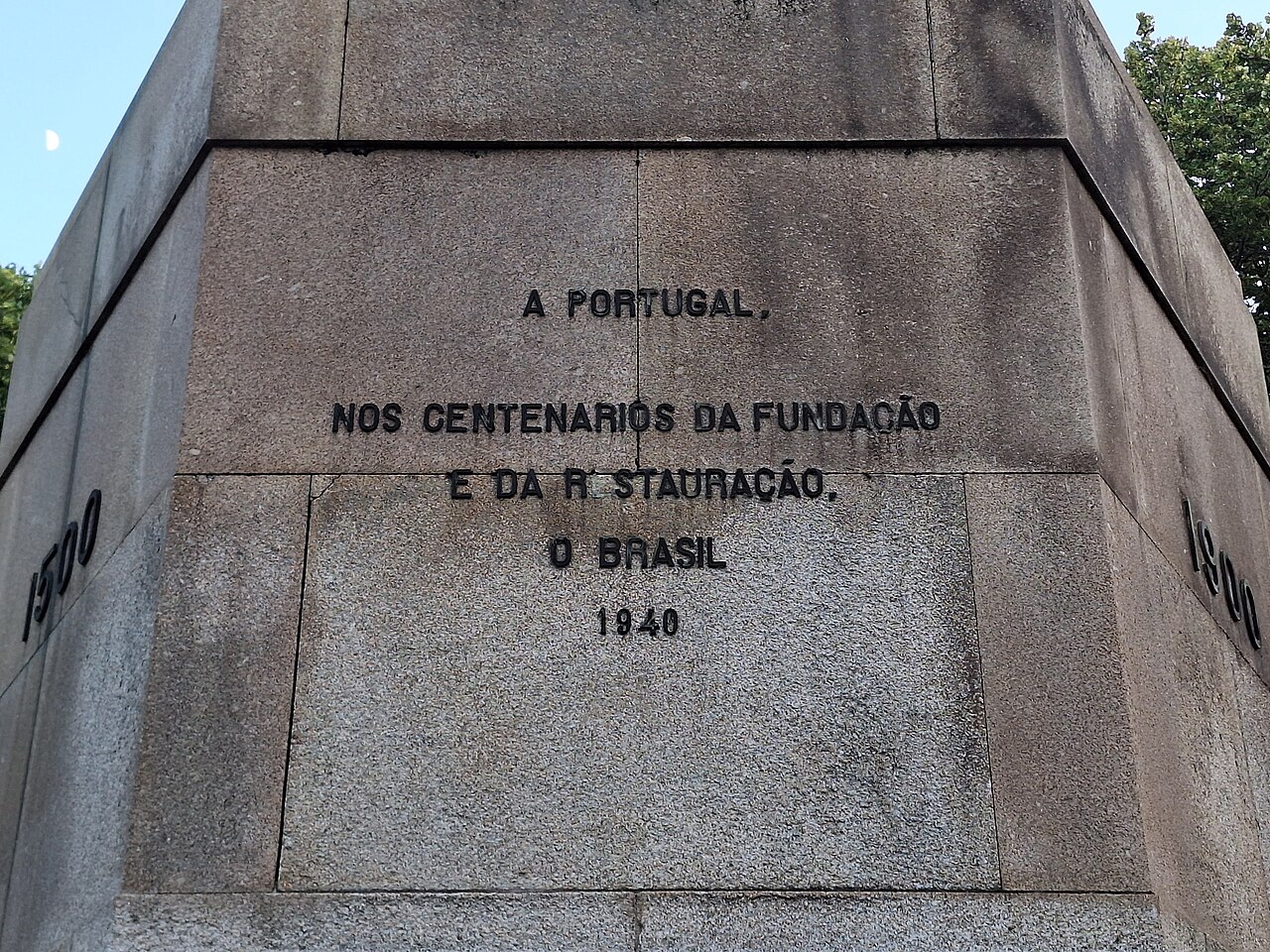 Epígrafe - Monumento a Pedro Álvares Cabral, Lisboa, 2024