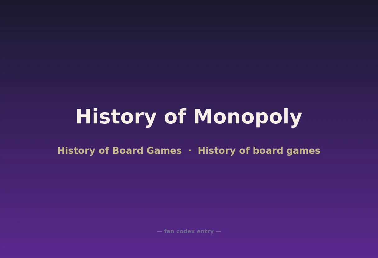 History of Monopoly
