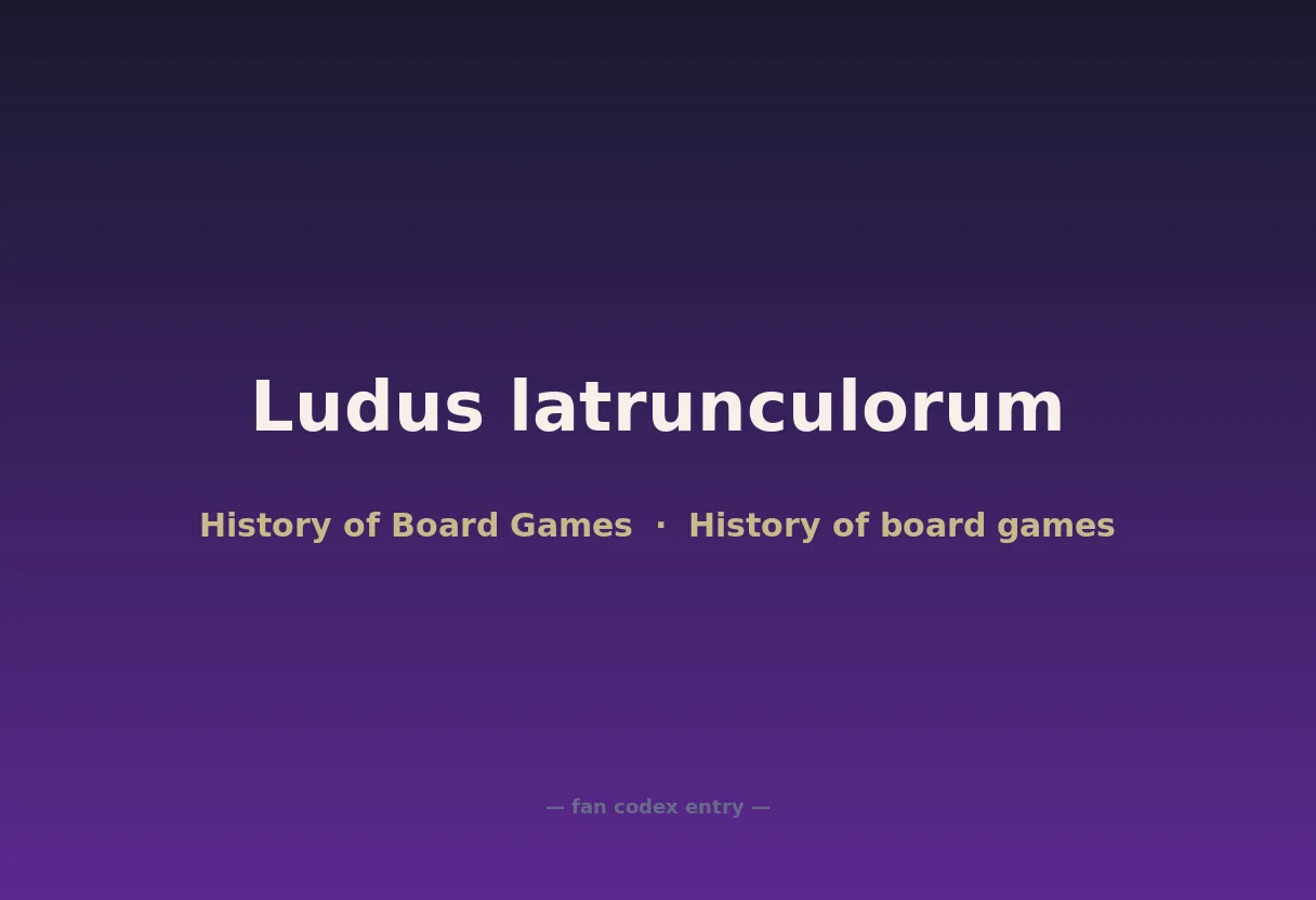 Ludus latrunculorum