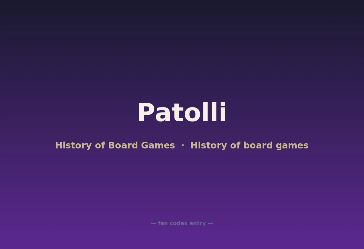 Patolli