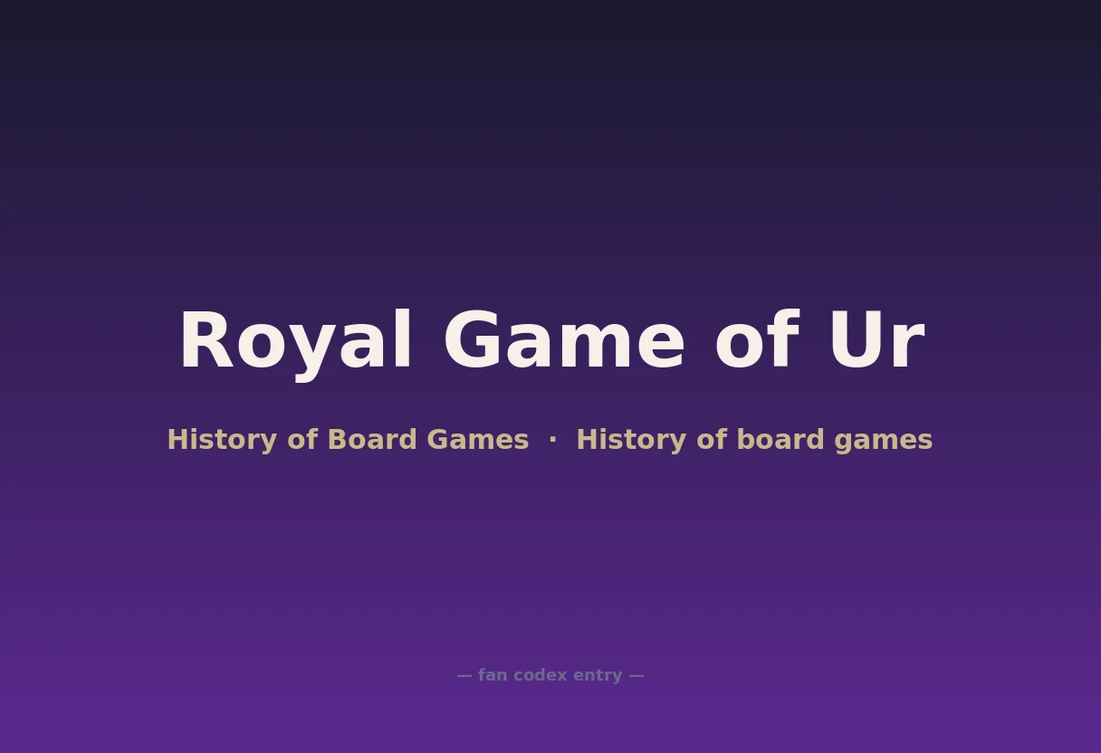 Royal Game of Ur