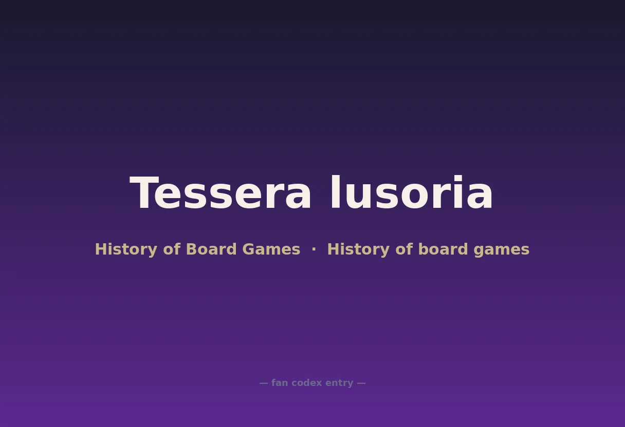 Tessera lusoria