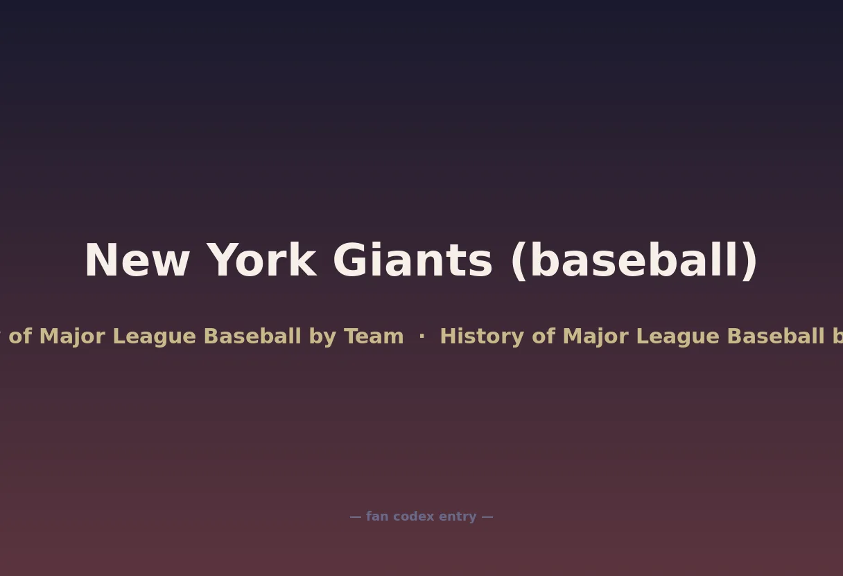 New York Giants (baseball)