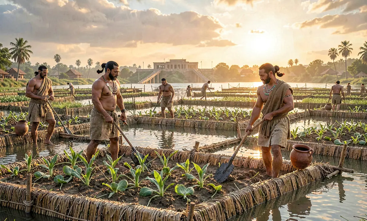 Expansion of Aztec Chinampa Agriculture