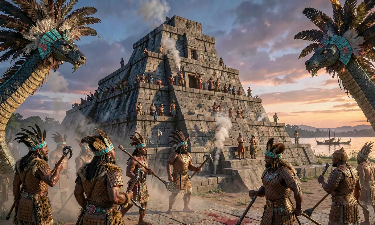 Rededication of the Templo Mayor by Ahuitzotl