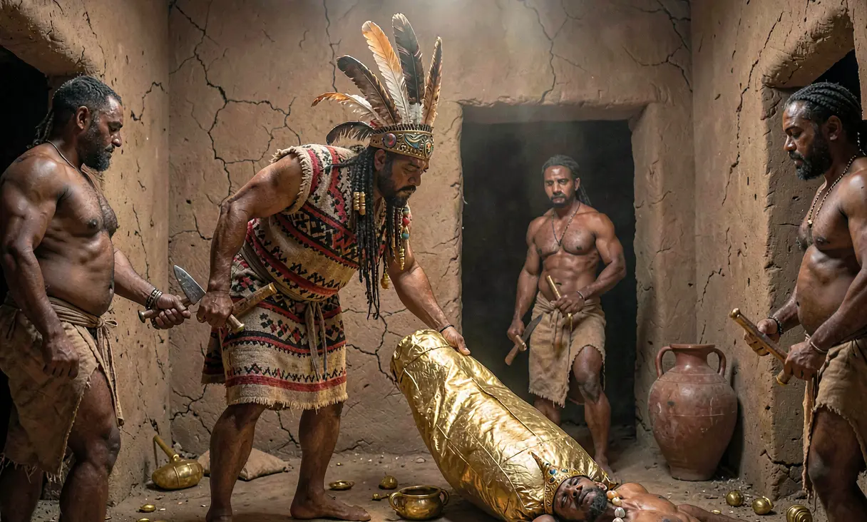 Burial of the Royal Tombs at Sipán (Later Phase)
