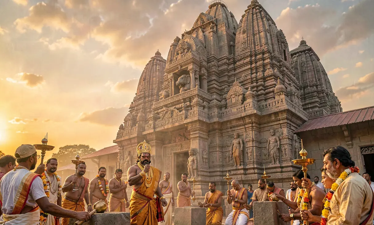 Completion of the Brihadeeswarar Temple