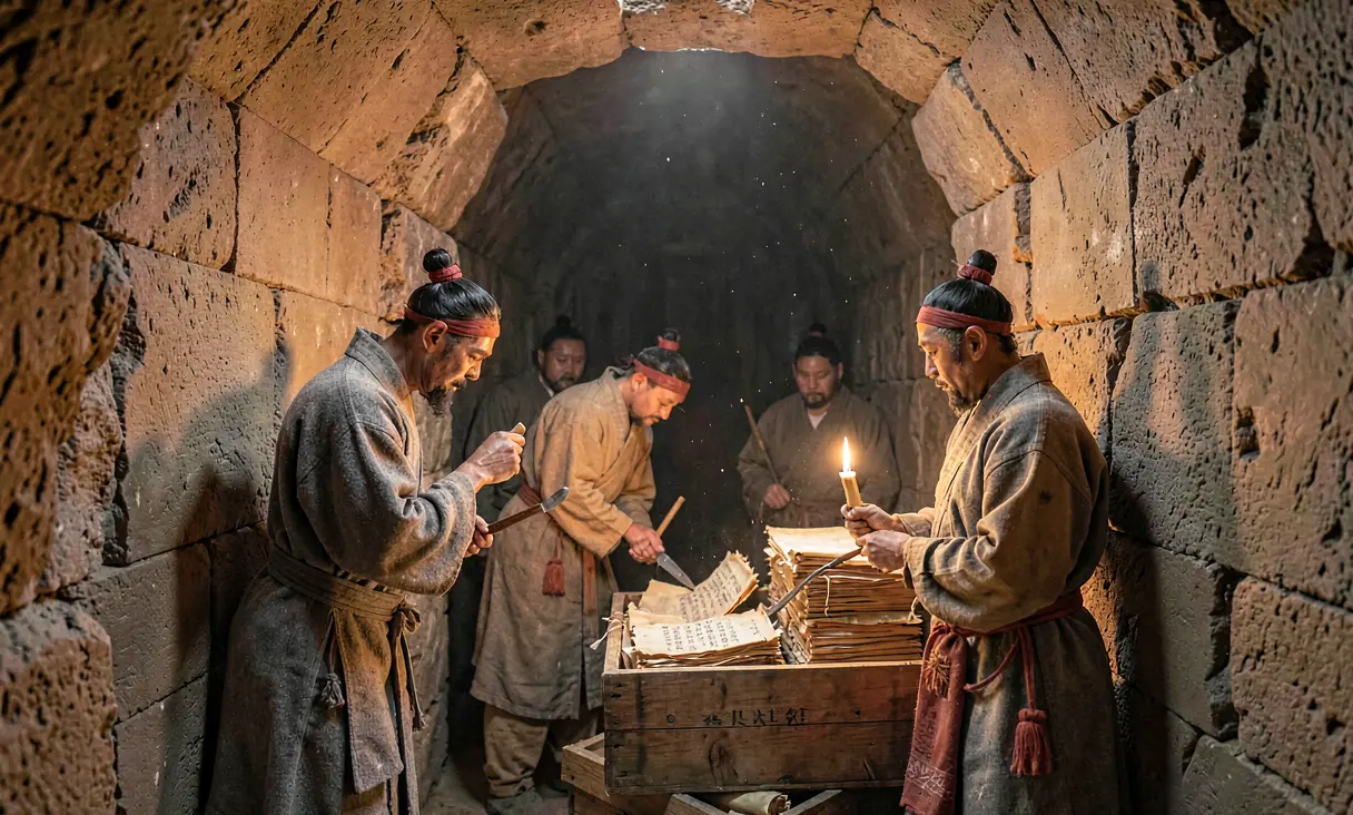 Sealing of the Dunhuang Library Cave