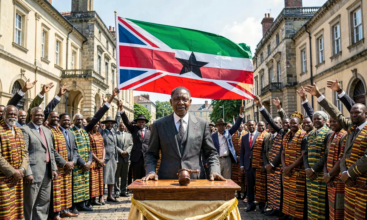 Ghana Gains Independence from Britain