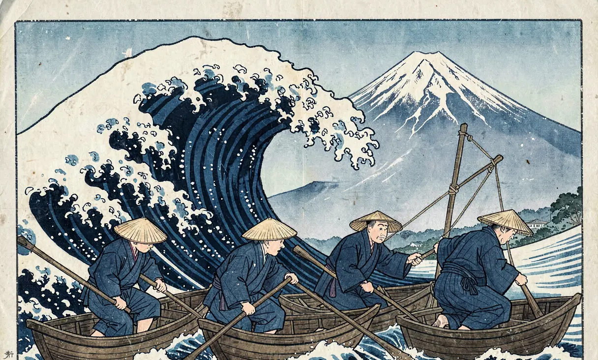 Creation of The Great Wave off Kanagawa