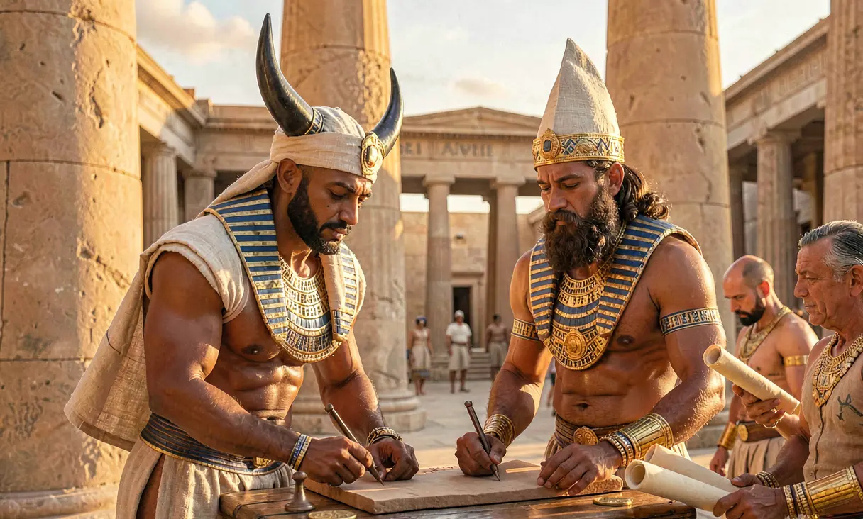 Signing of the Egyptian-Hittite Peace Treaty