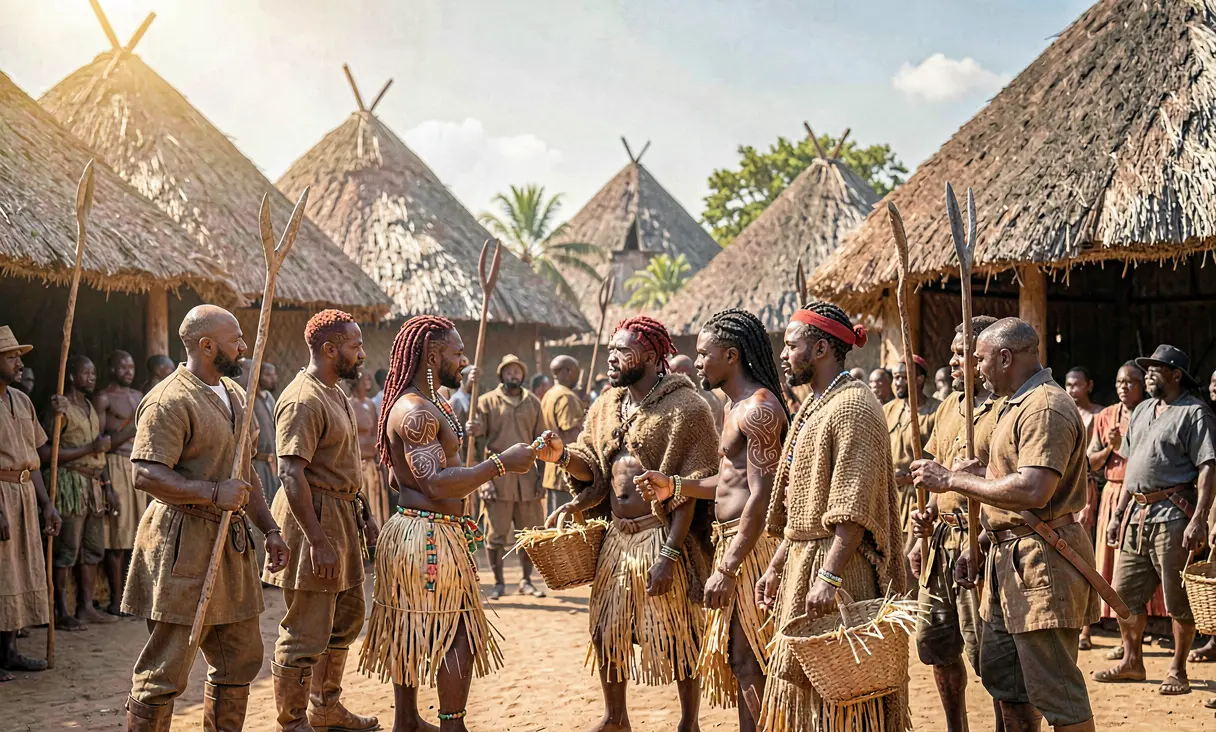 Kingdom of Kongo Engages in Large-Scale Slave Trade