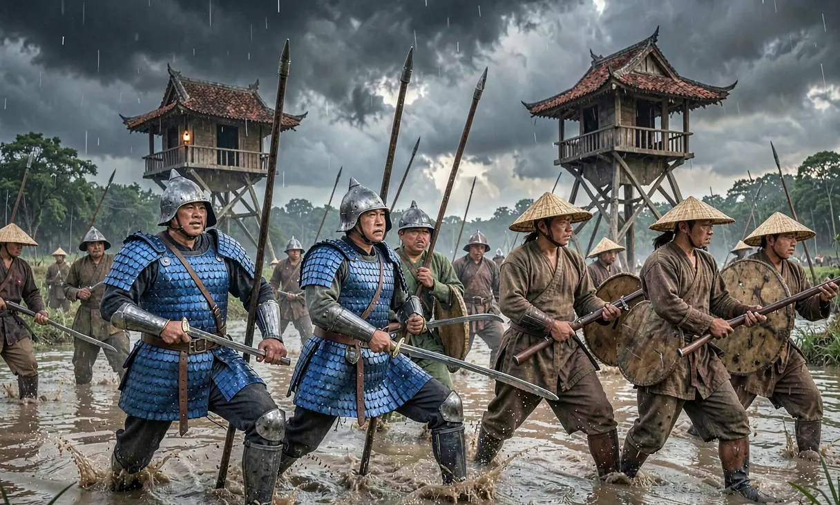 Tran and Le Dynasties Split Vietnam (North-South Division)