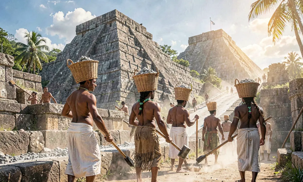 Construction of El Mirador Causeways