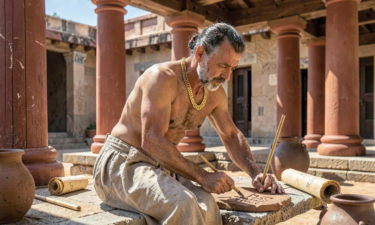 Development of Linear A Script by Minoans