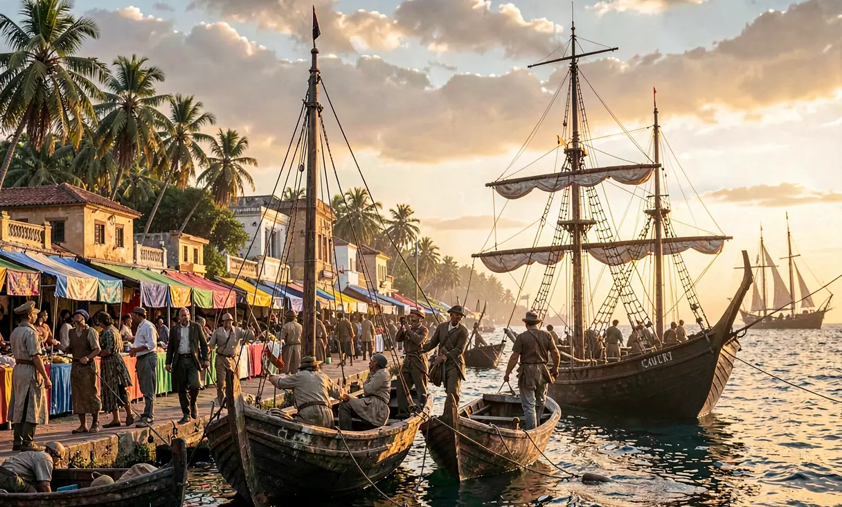 Vasco da Gama Reaches India via Sea Route