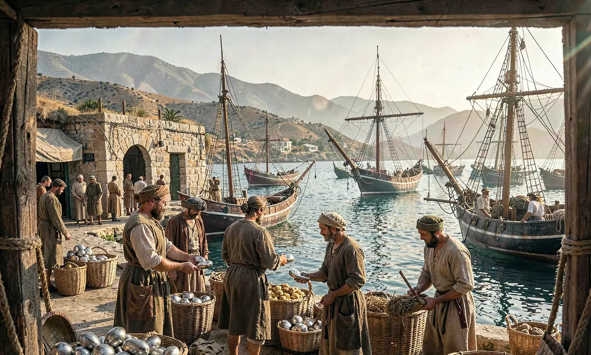 Establishment of Malaca (Malaga) by Phoenicians
