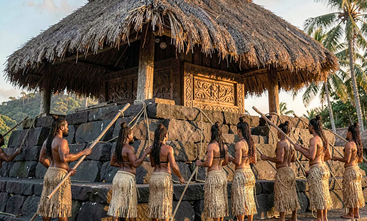 Construction of Marae Complexes Across Polynesia