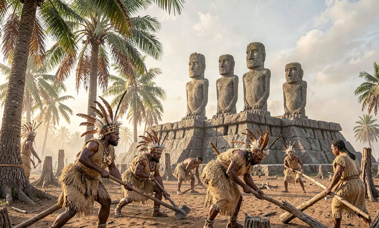Ecological Collapse and Deforestation of Rapa Nui
